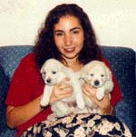 [Sherri and puppies]